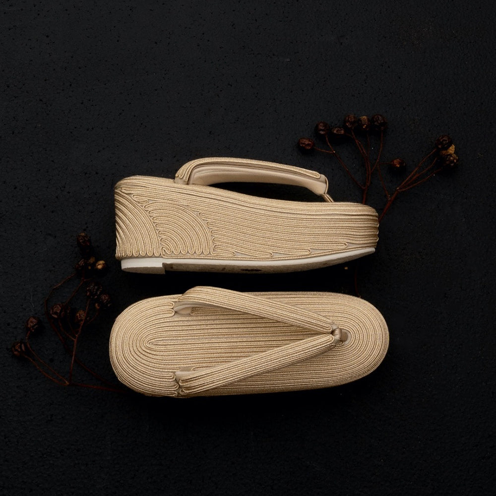 コード刺繍草履