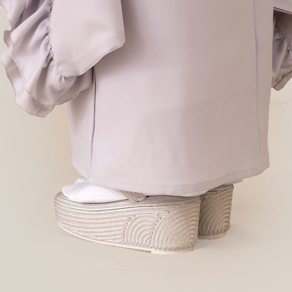 コード刺繍草履