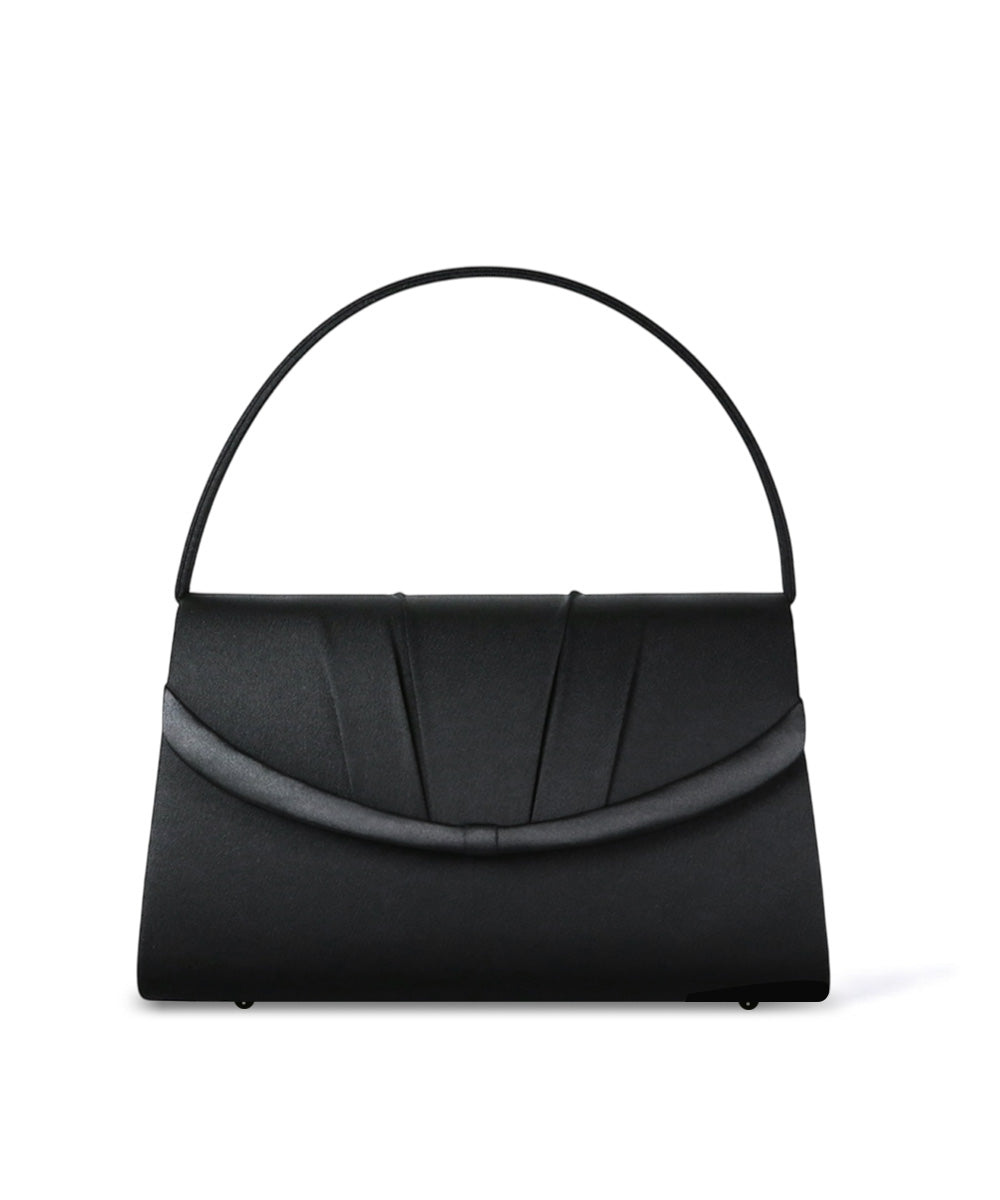 pleated formal bag