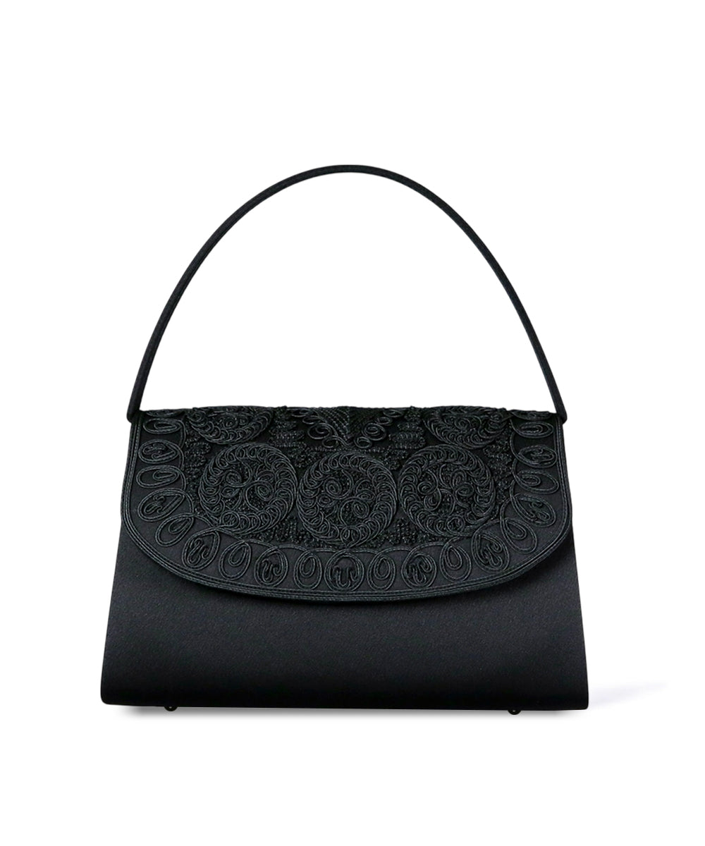 コード刺繍被せフォーマルバッグ 岩佐オフィシャルショップ<フォーマルバッグ・和装バッグ・草履>【公式サイト】