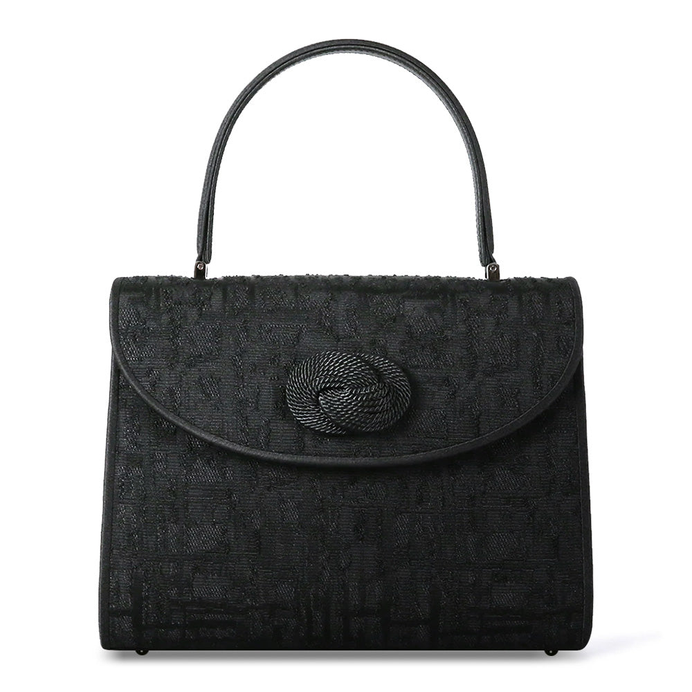 組紐飾り付き米沢織フォーマルバッグ 岩佐オフィシャルショップ<フォーマルバッグ・和装バッグ・草履>【公式サイト】