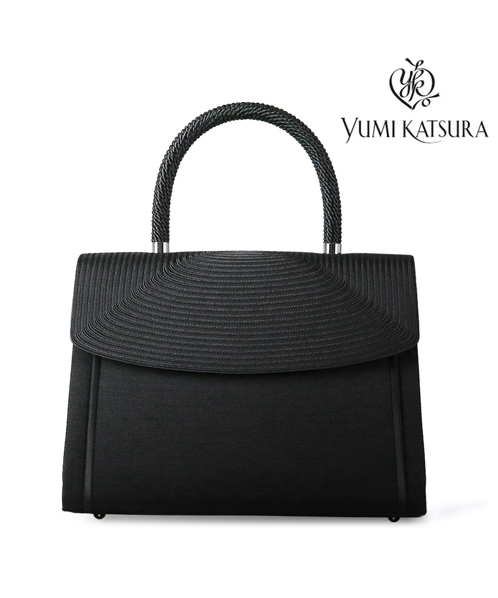 YUMI KATSURA|コード刺繍ブラックフォーマルバッグ 岩佐オフィシャルショップ<フォーマルバッグ・和装バッグ・草履>【公式サイト】