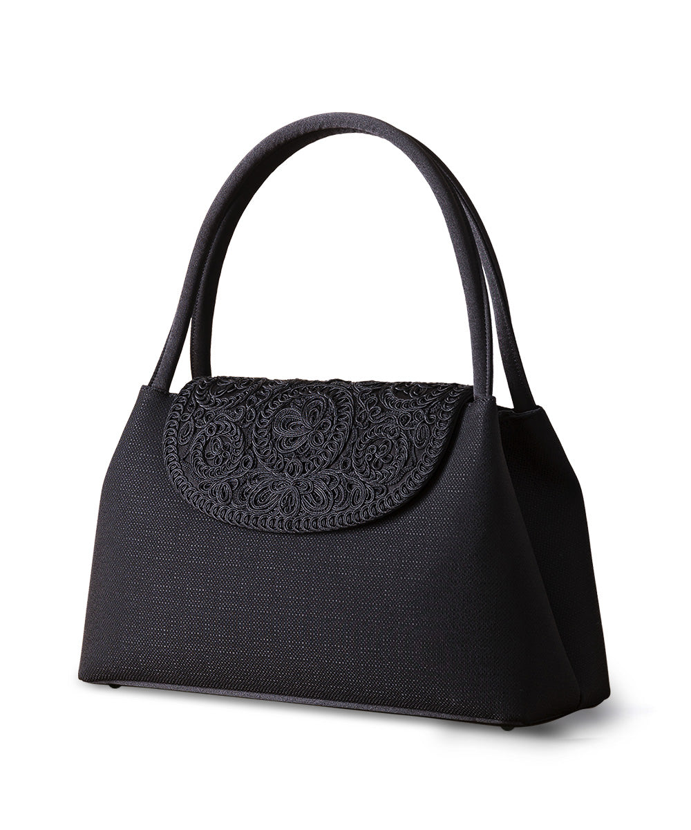 コード刺繍ソフトフォーマルバッグ