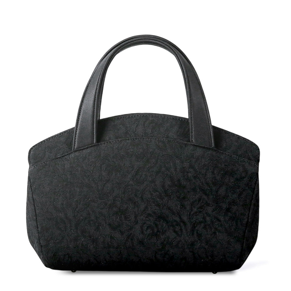 Yonezawa-ori puffy flower formal bag
