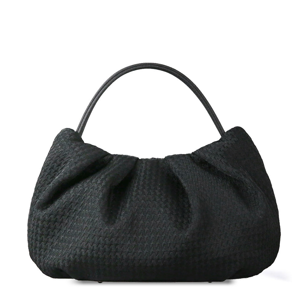 Yonezawa woven one handle soft formal bag