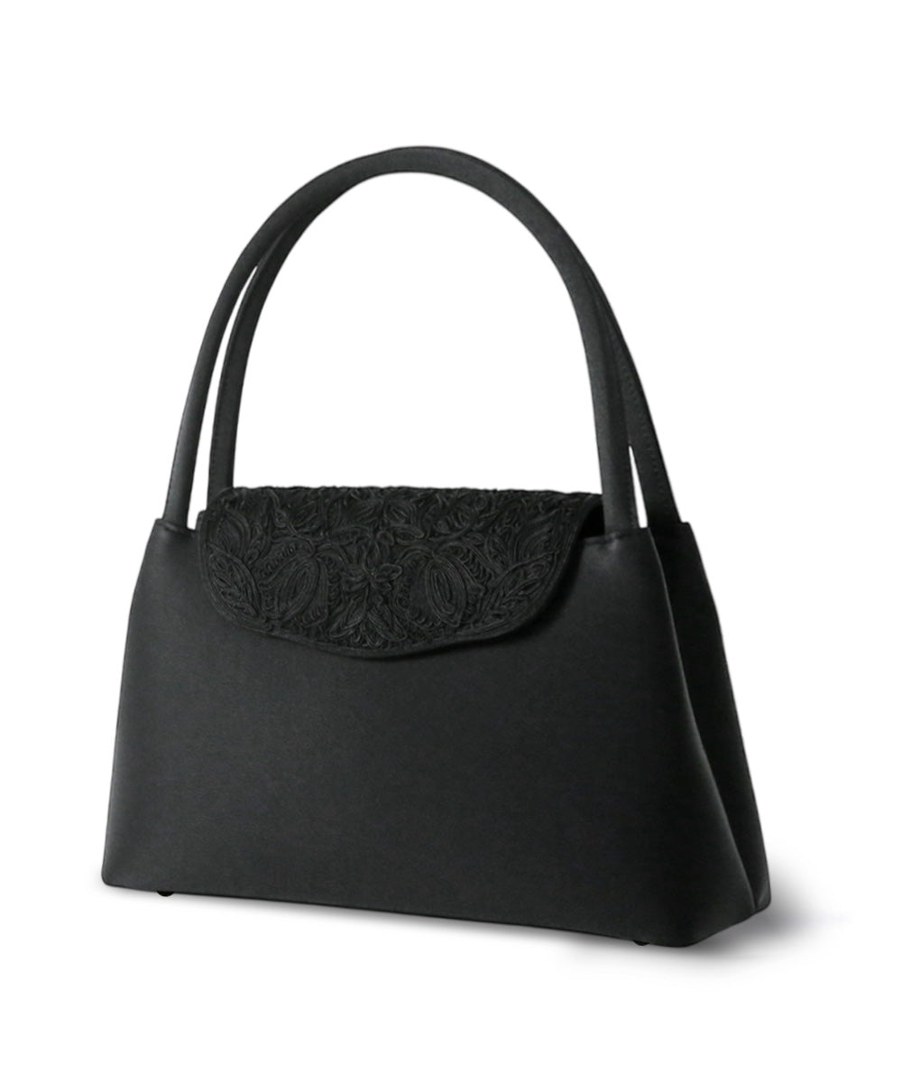 コード刺繍ソフトフォーマルバッグ