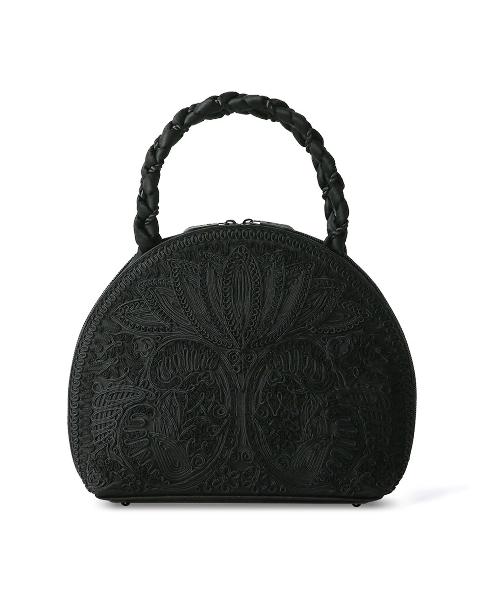 コード刺繍ハンドバッグ