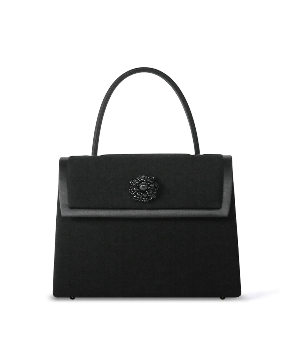 ブローチデザインフォーマルバッグ