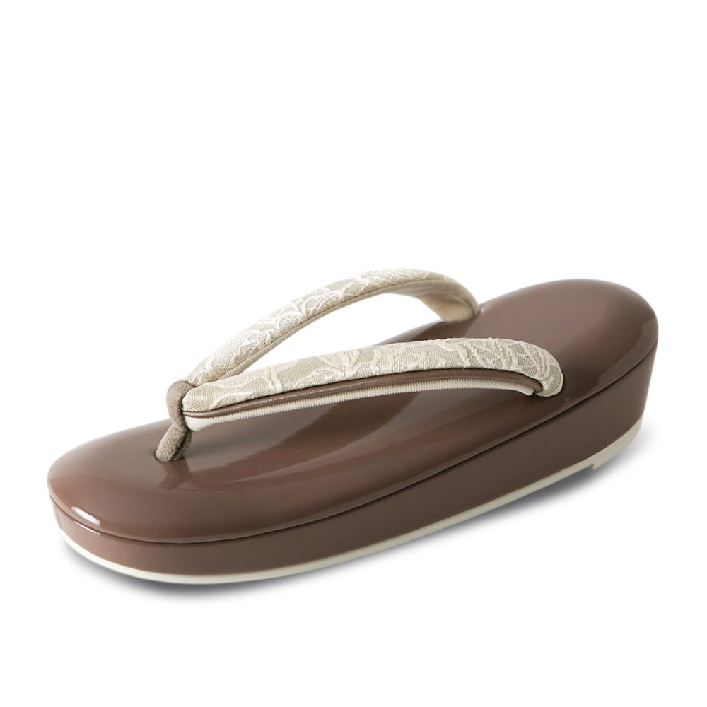 草履|クイーン|エナメル×レース