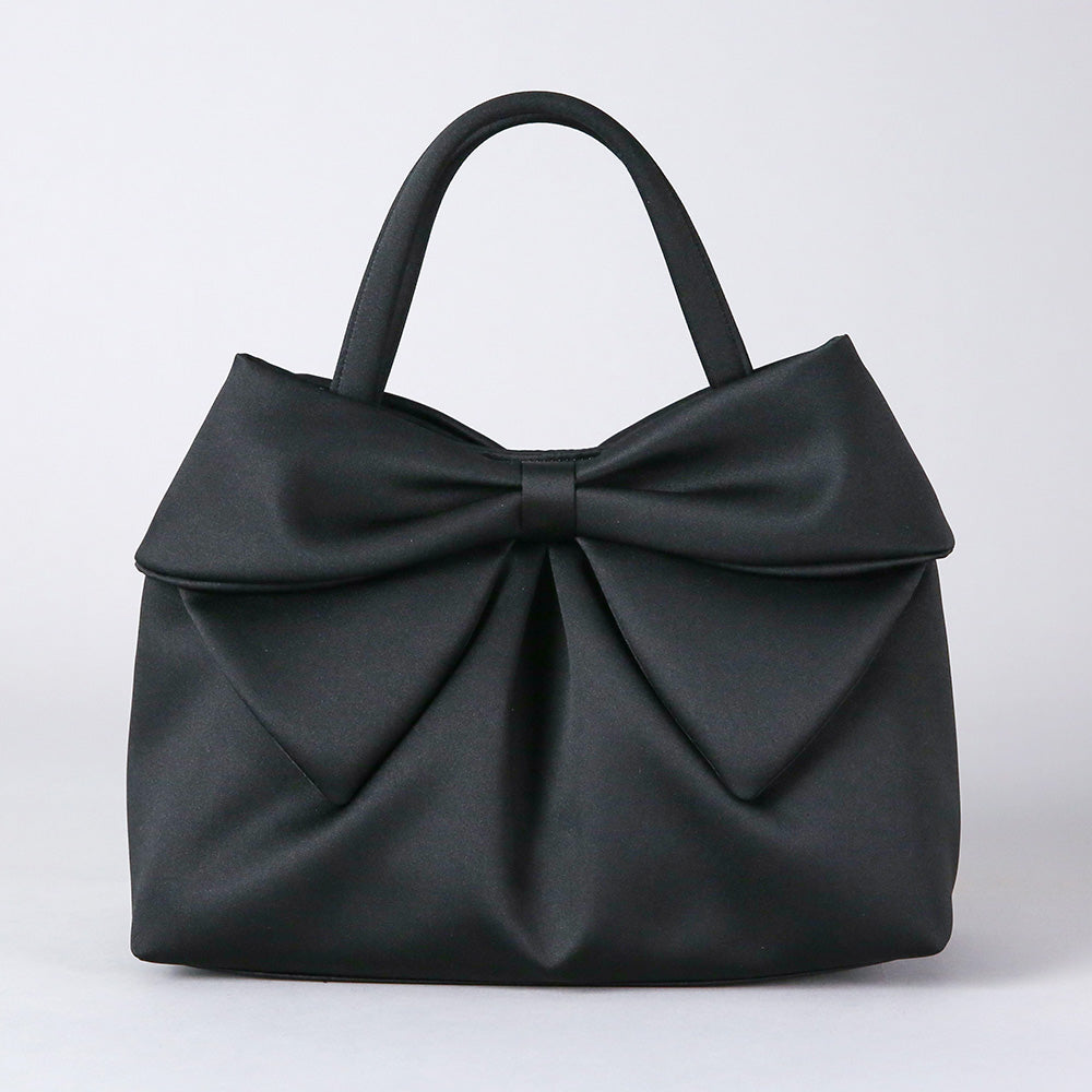 【予約 11月下旬発送】両面リボン付きソフトトートバッグ