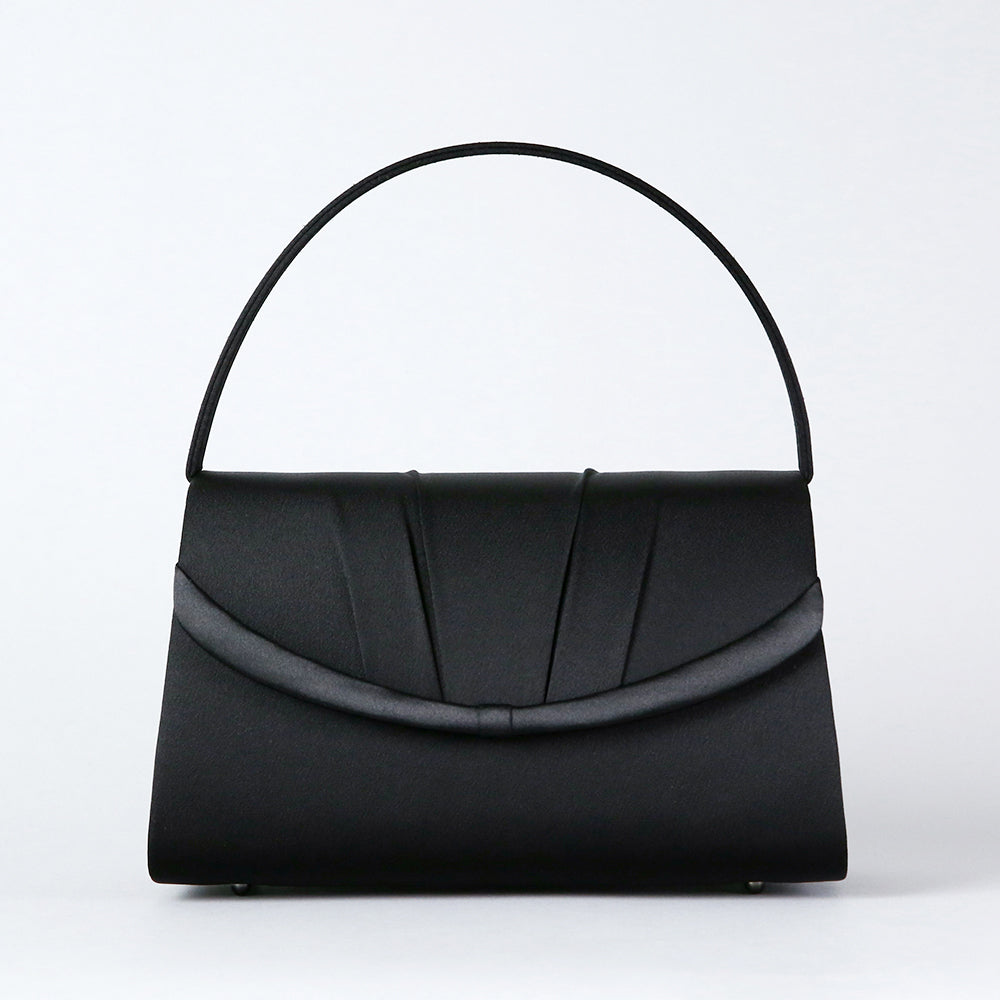 pleated formal bag