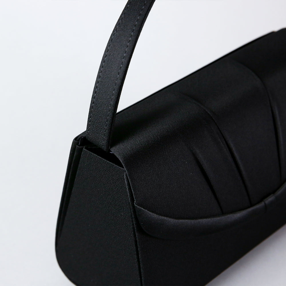 pleated formal bag
