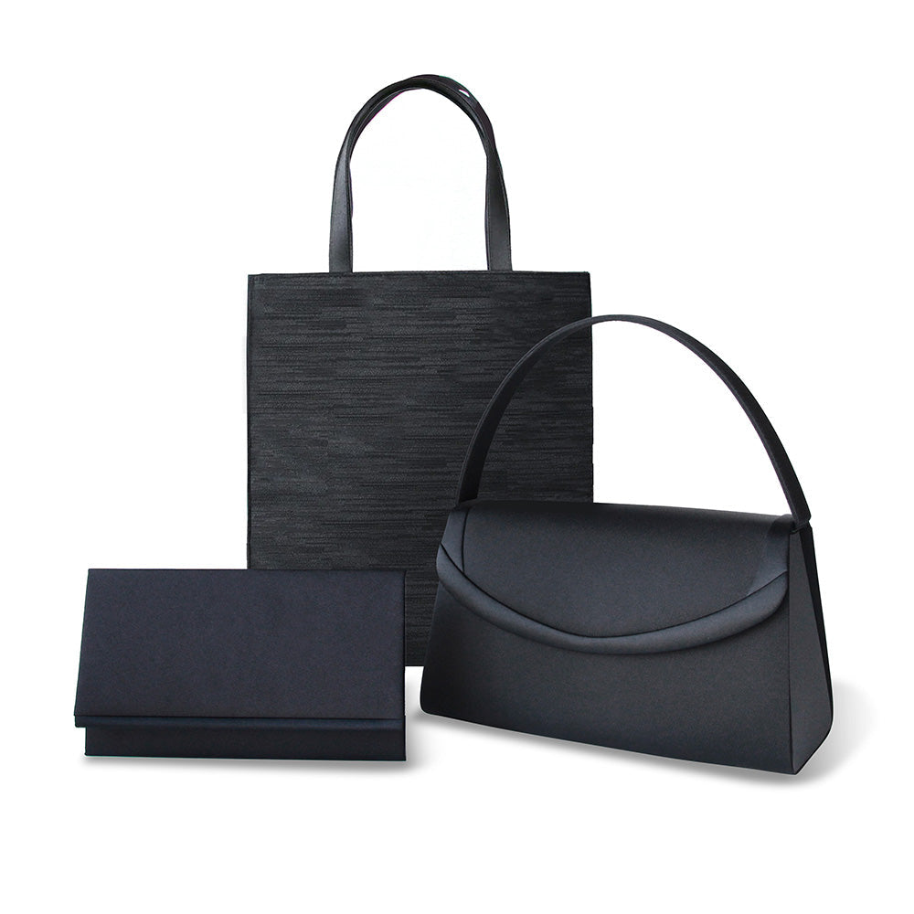 サテン切替フォーマルバッグ3点セット 岩佐オフィシャルショップ<フォーマルバッグ・和装バッグ・草履>【公式サイト】