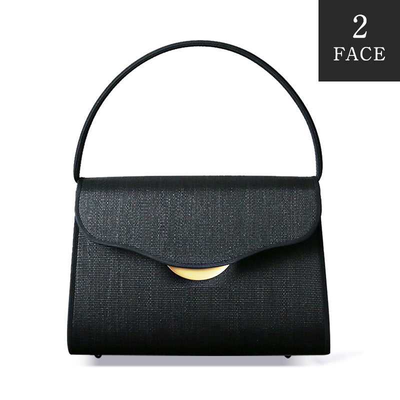 ホースヘアフォーマルバッグ<慶弔兼用ゴールド金具付き/台形タイプ> 