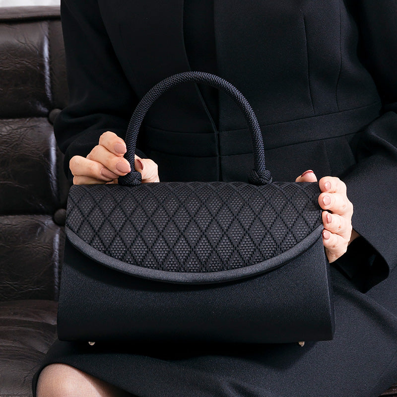 博多織編み手フォーマルバッグ