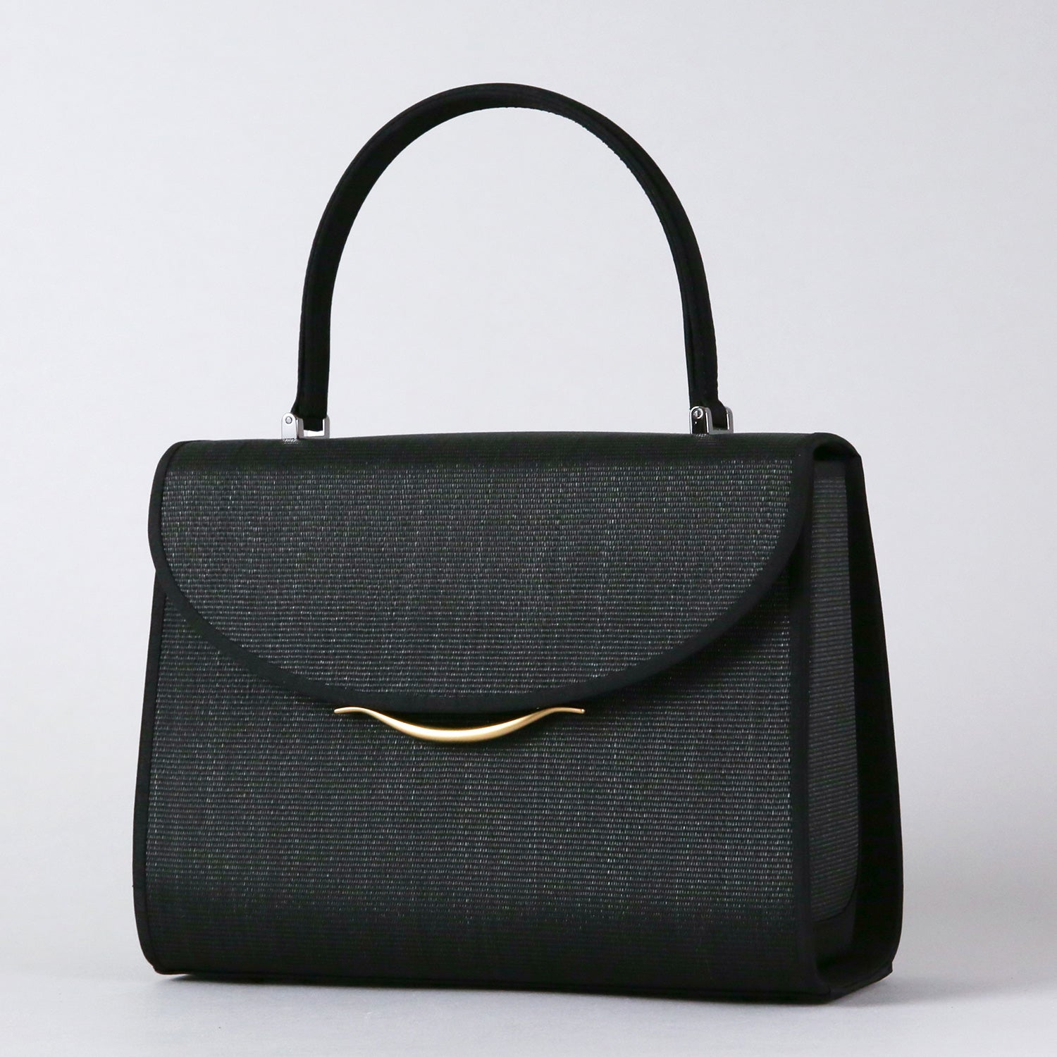 ホースヘアフォーマルバッグ<慶弔兼用ゴールド金具付き/手管台形タイプ>