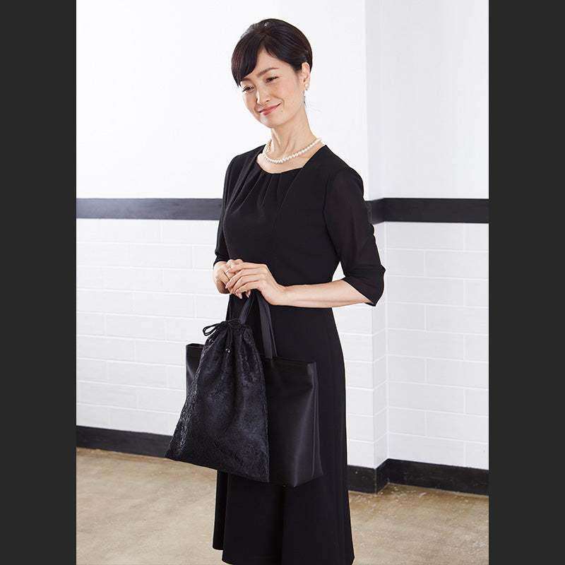 drawstring lace handbag