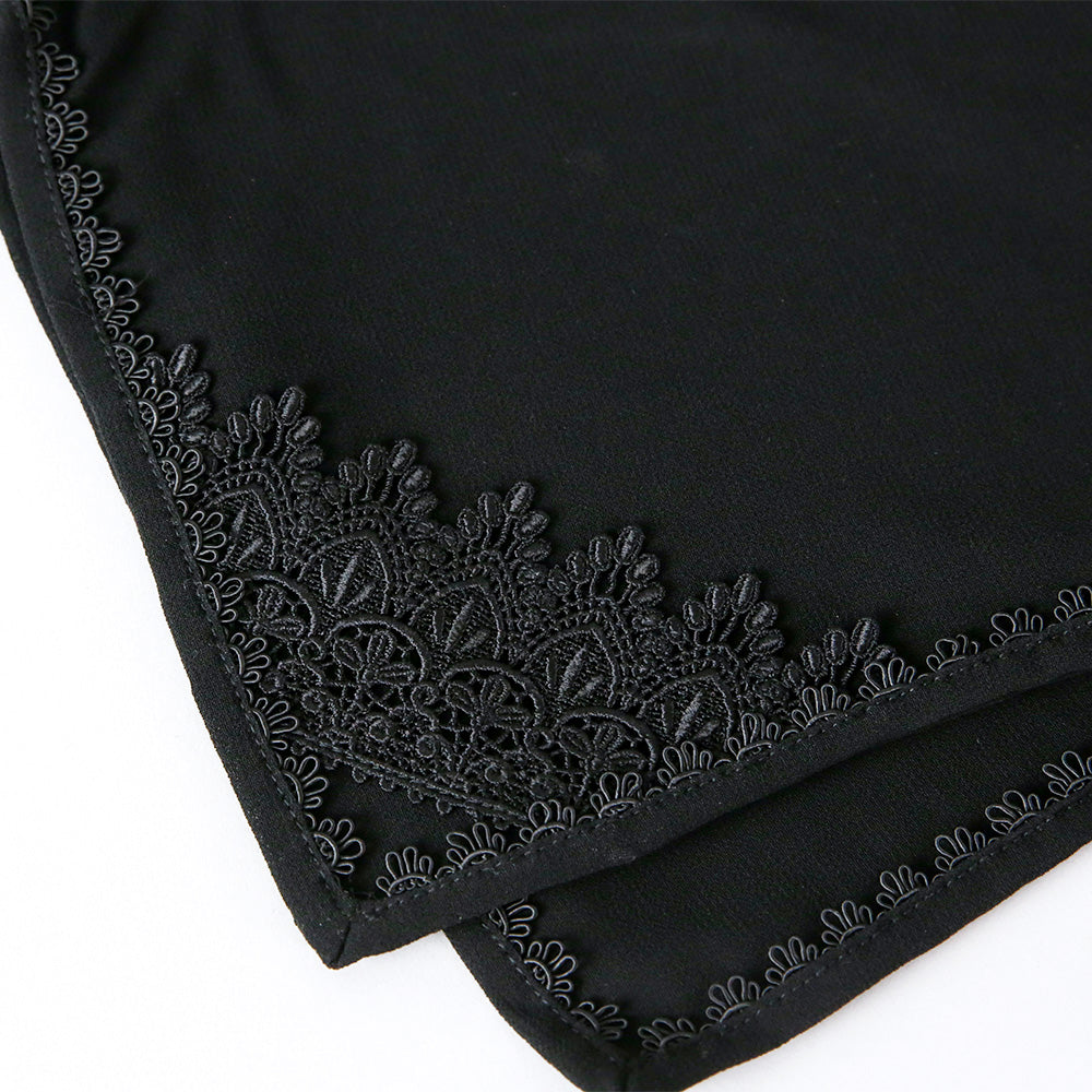 Embroidered lace subbag chief set