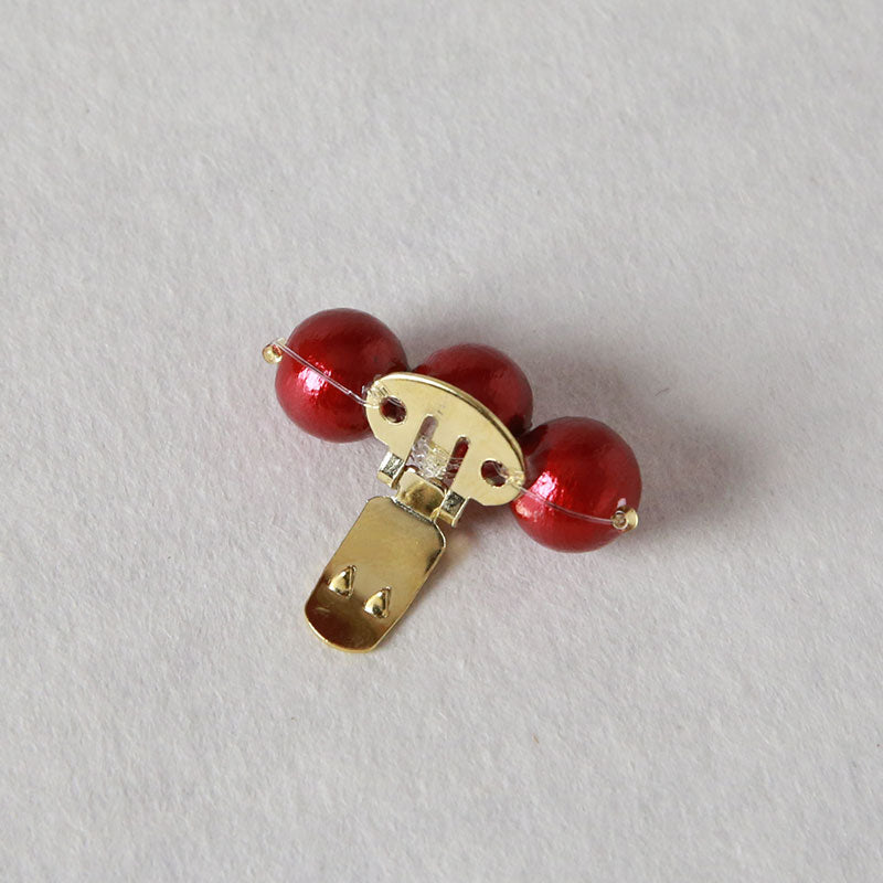 3粒コットンパール|小砂モデル 岩佐オフィシャルショップ<フォーマルバッグ・和装バッグ・草履>【公式サイト】