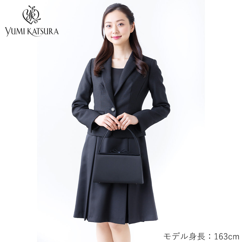 YUMI KATSURA|濃紺バッグ2点セット