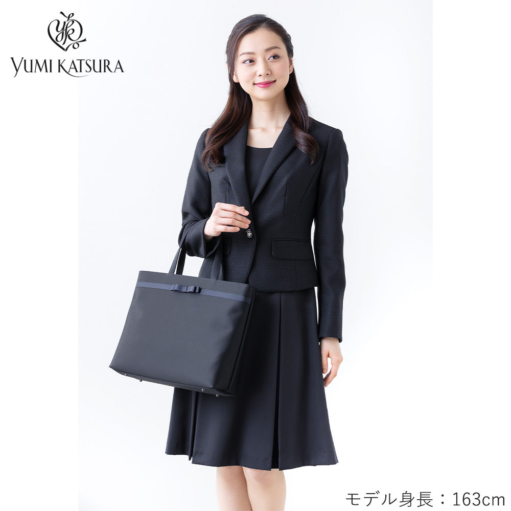 YUMI KATSURA|濃紺バッグ2点セット
