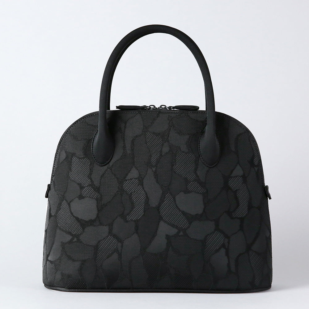 タッセル付き米沢織ラウンドファスナーバッグ