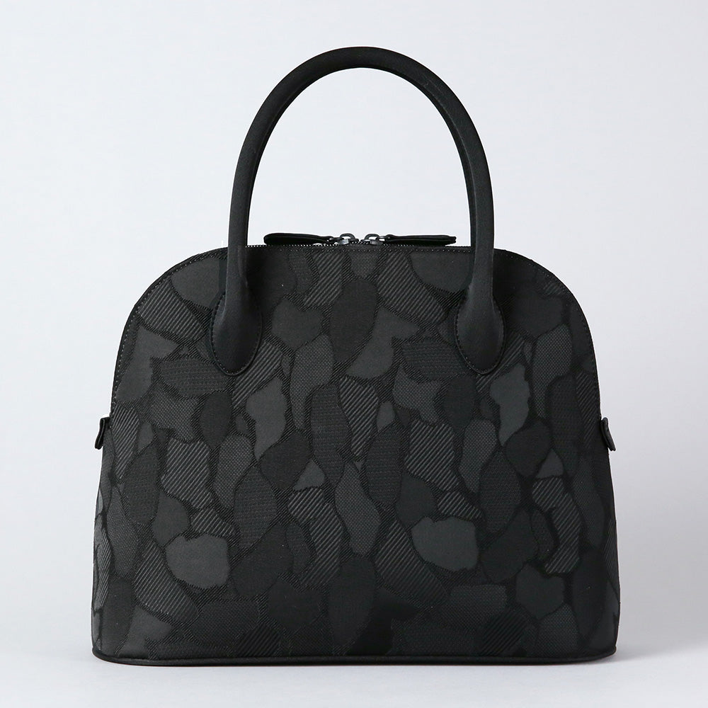 タッセル付き米沢織ラウンドファスナーバッグ