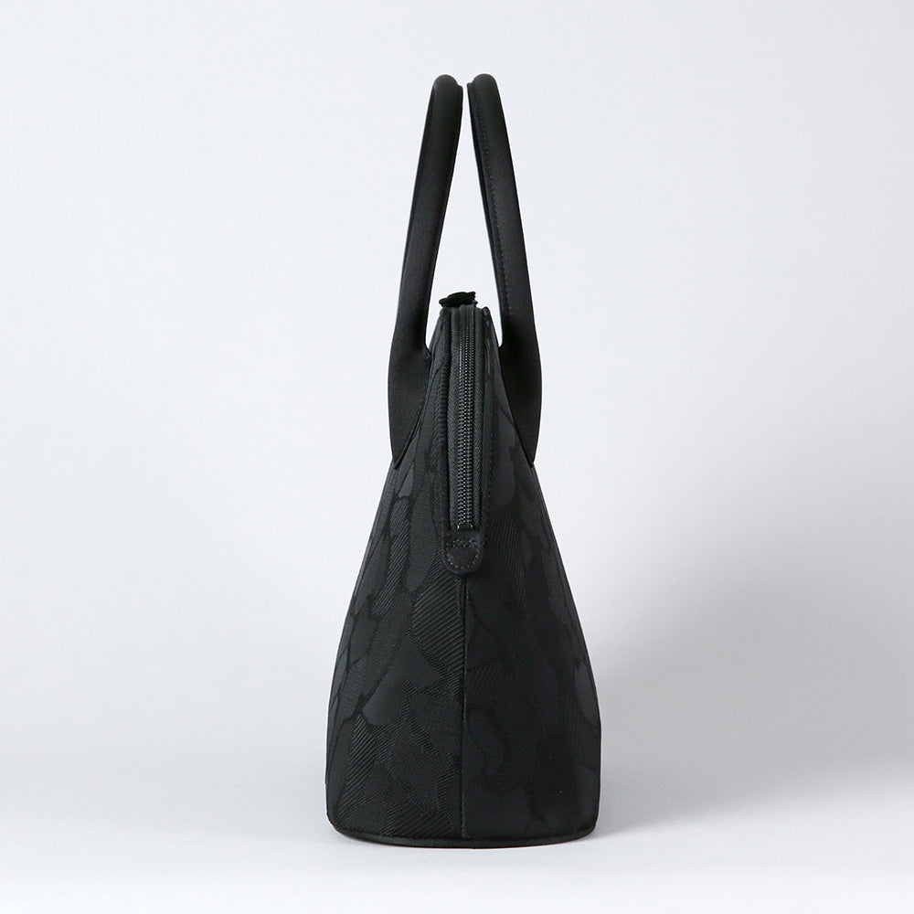 タッセル付き米沢織ラウンドファスナーバッグ