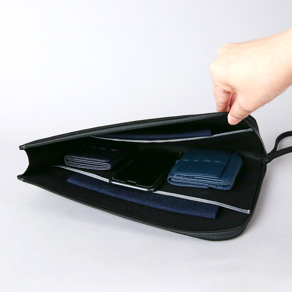 米沢織メンズフォーマルクラッチバッグ L