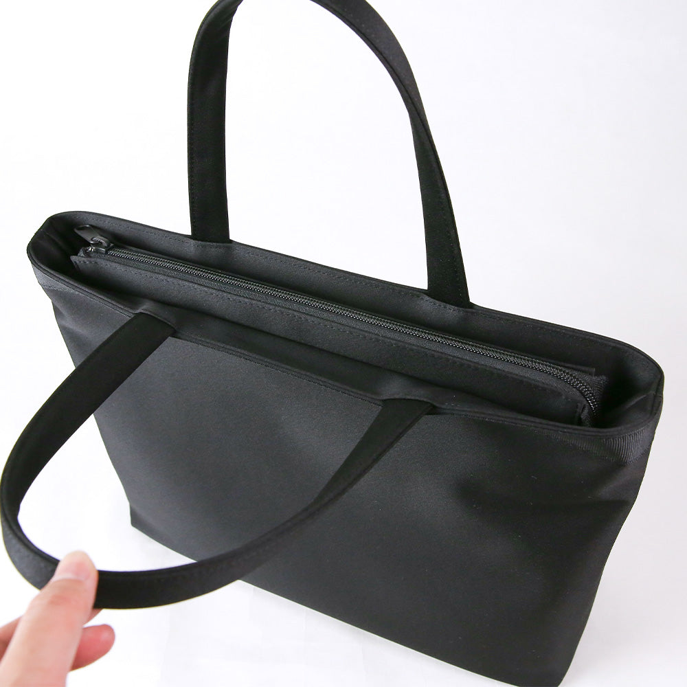 【A4サイズ】フォーマルトートバッグ (ブラック)