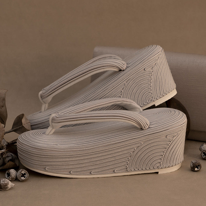 Cord embroidered sandals|Kosuna model