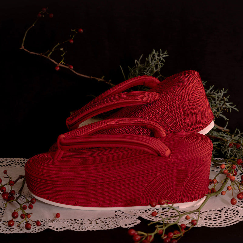 コード刺繍草履|小砂モデル