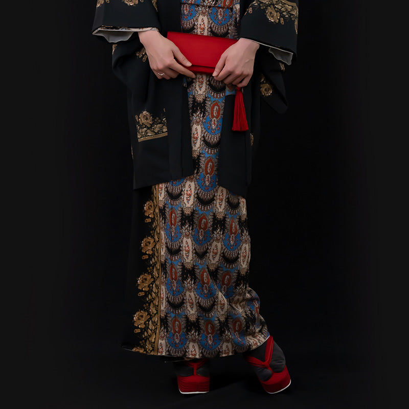 コード刺繍草履|小砂モデル