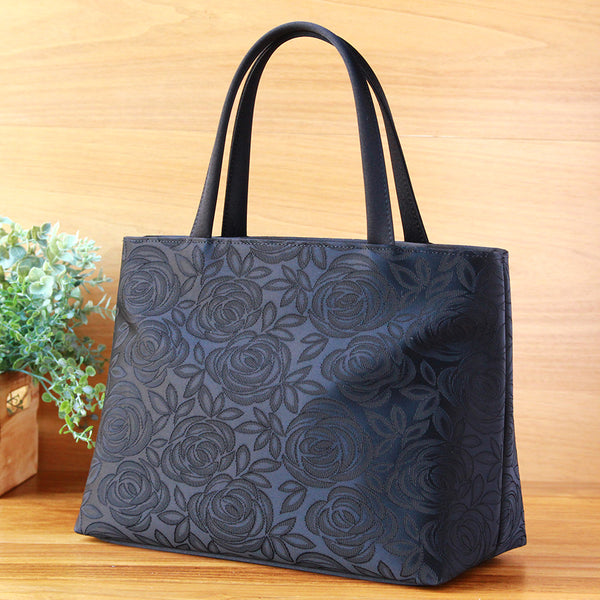 [Only available/limited item] Rose pattern tote bag