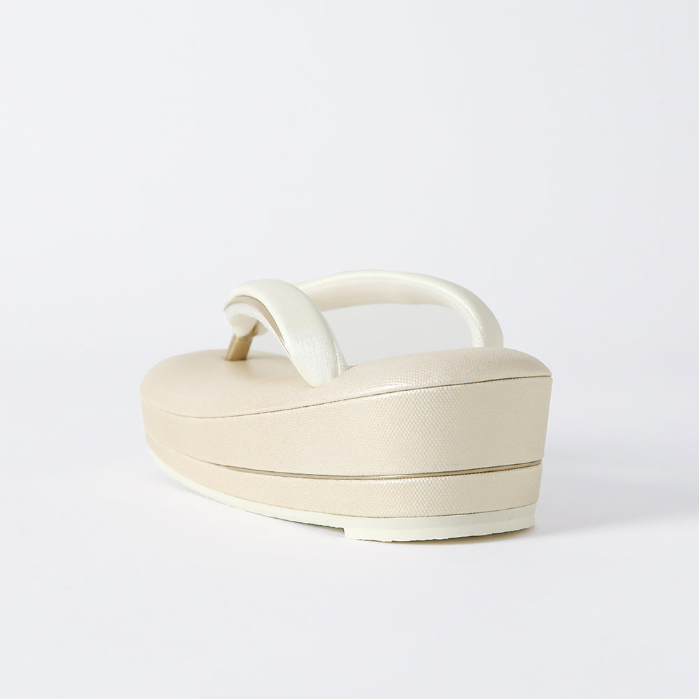[Set] Formal bag/zori sandals | Champagne gold | Sunao model 
