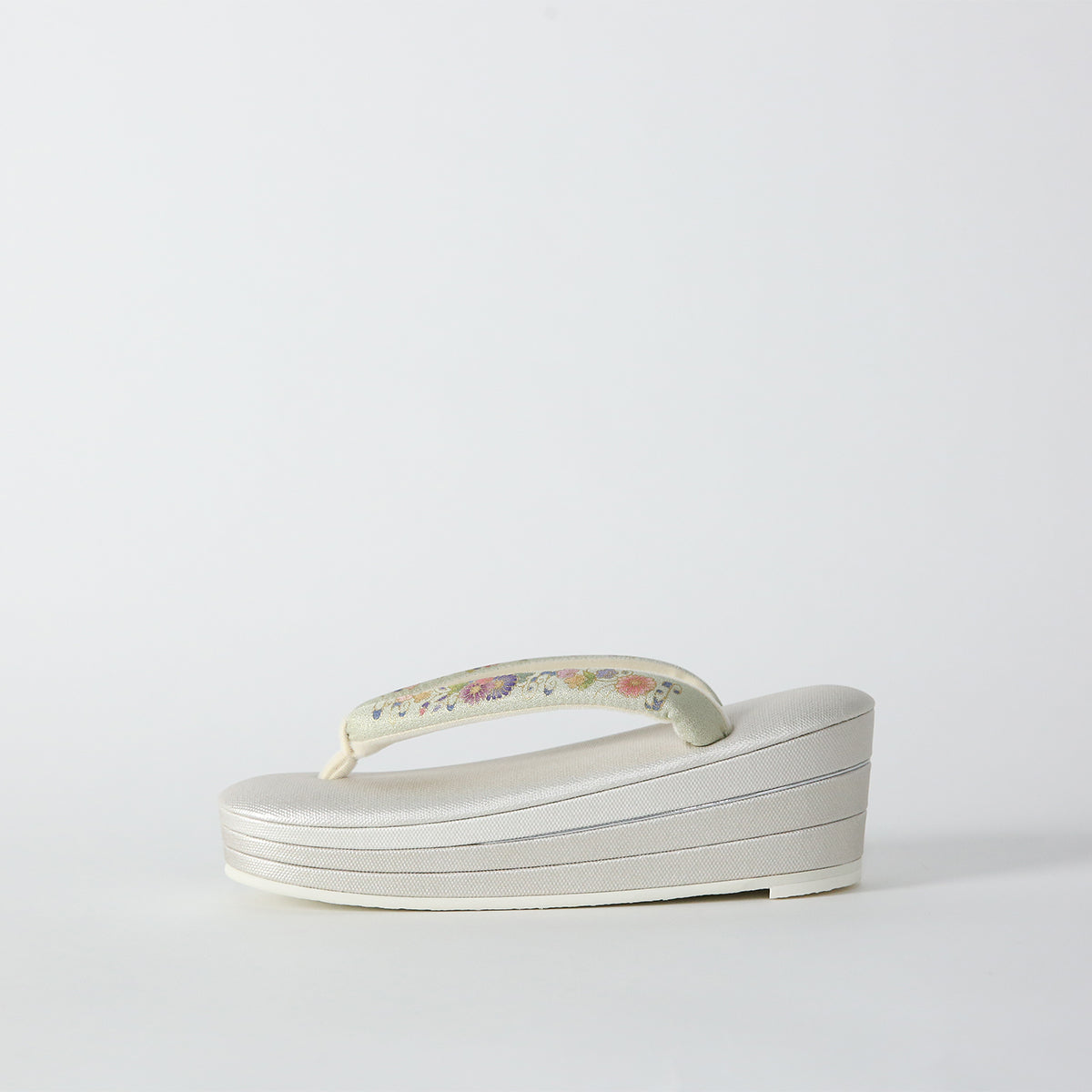 Sandals | Kyoto Yuzen thongs with three layers