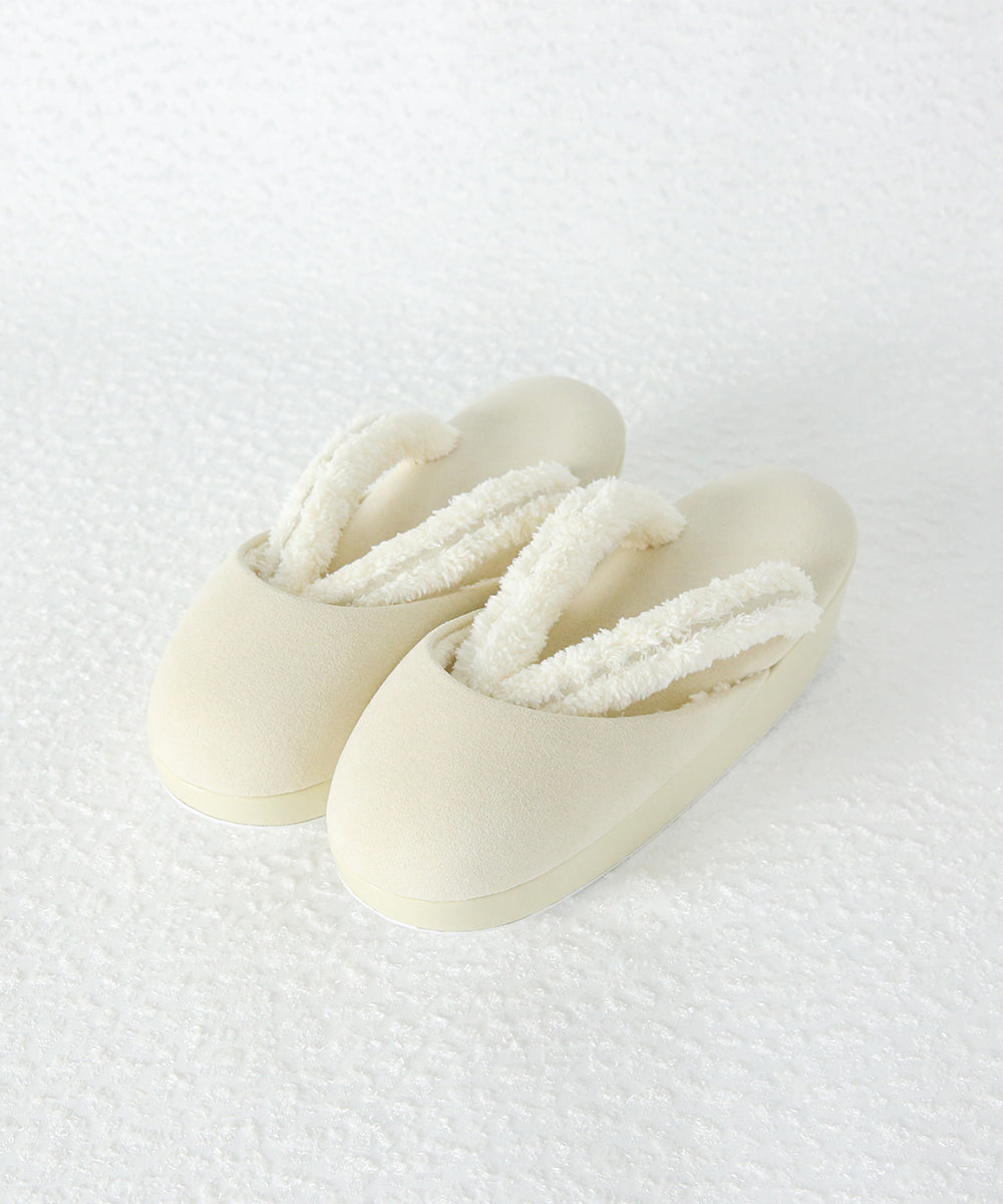 草履｜ふんわりボアの防寒草履