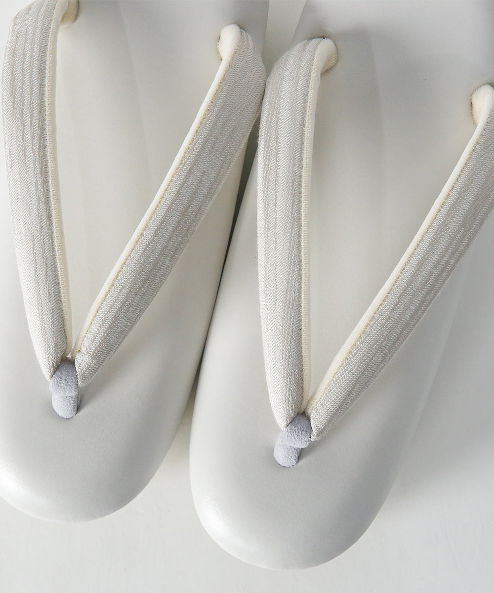 尾州織 撥水利休バッグ＆草履セット