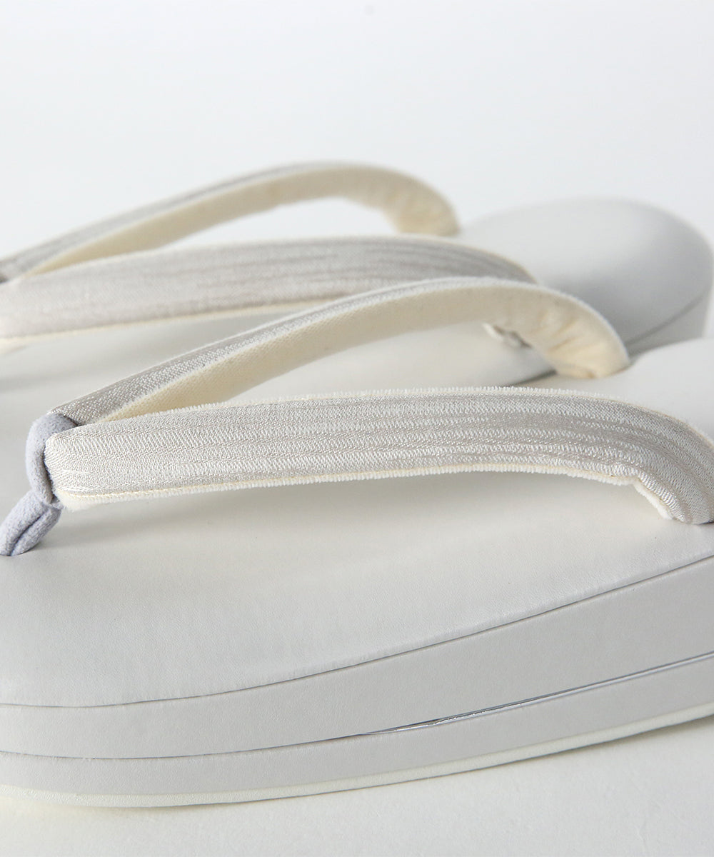 尾州織　撥水利休バッグ＆草履セット