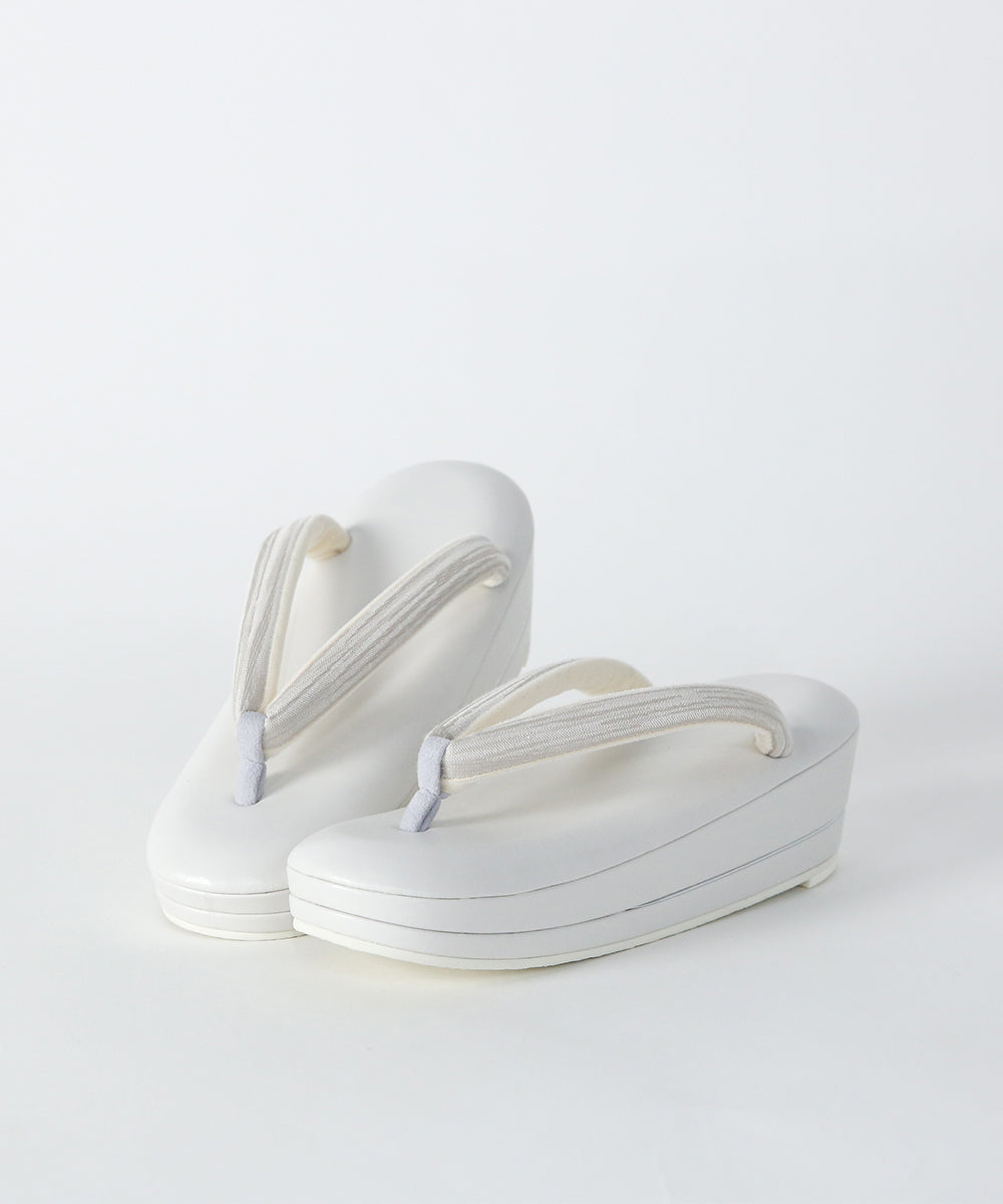 尾州織　撥水利休バッグ＆草履セット