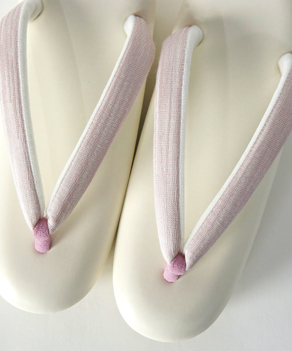 尾州織　撥水利休バッグ＆草履セット