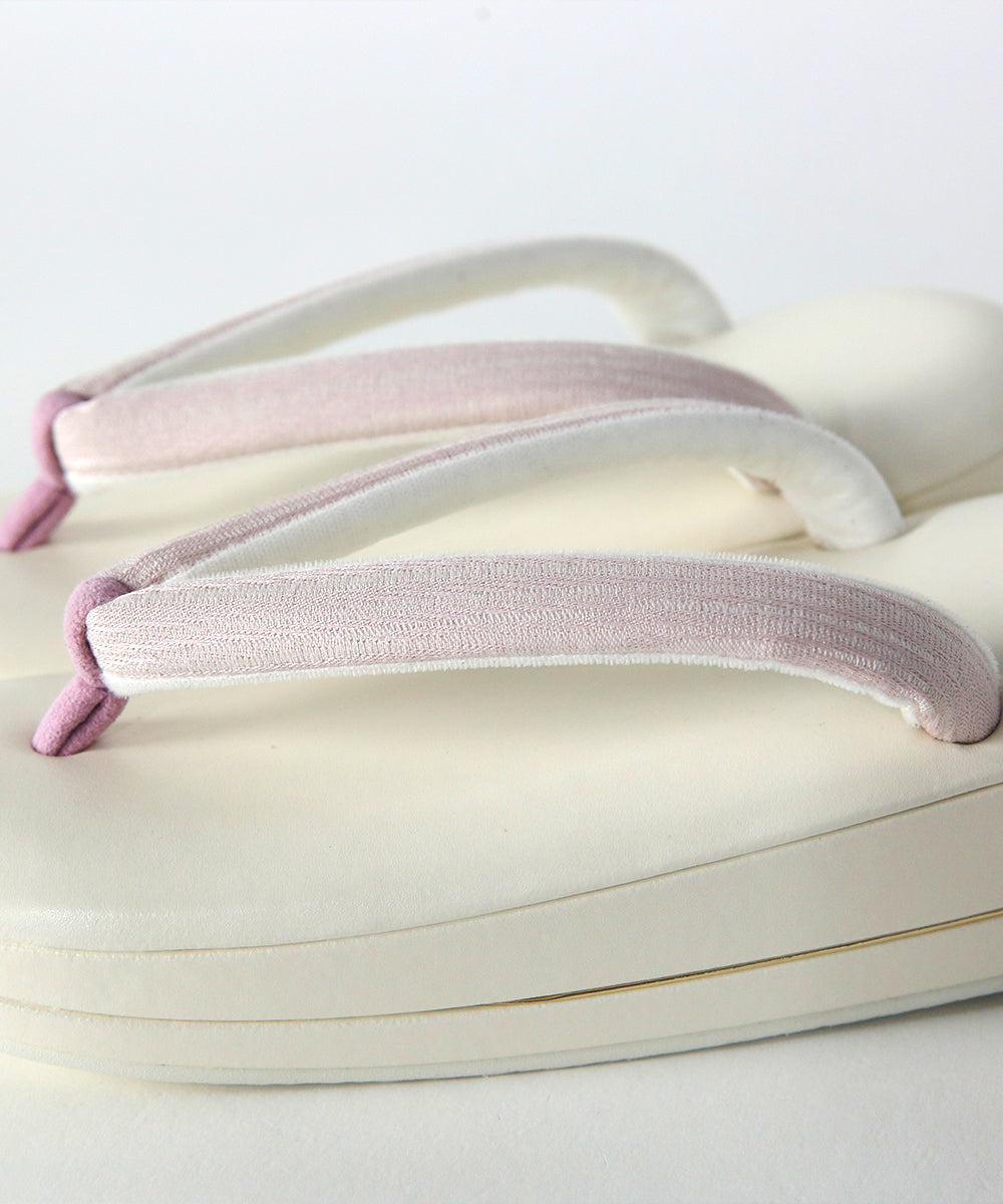 尾州織　撥水利休バッグ＆草履セット