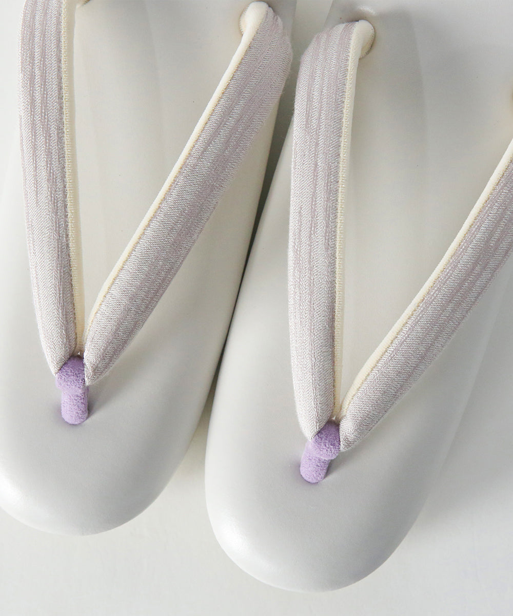 尾州織　撥水利休バッグ＆草履セット