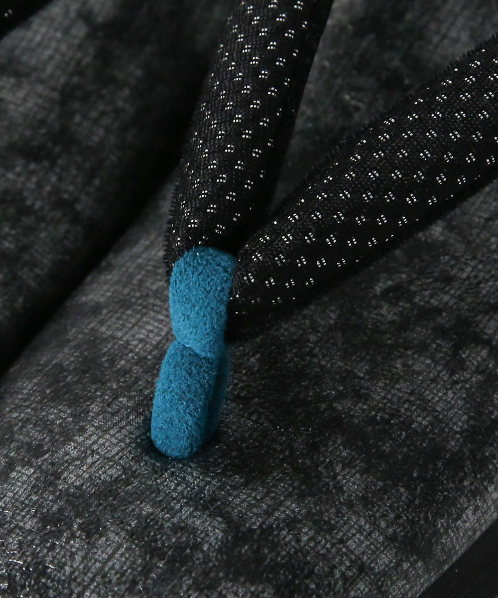 即納品｜草履｜IWASA×カレンブロッソ　ぼかし柄　博多織鼻緒（ブラック）