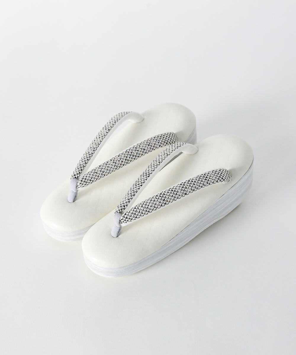 草履｜IWASA×カレンブロッソ　キルト柄　博多織鼻緒