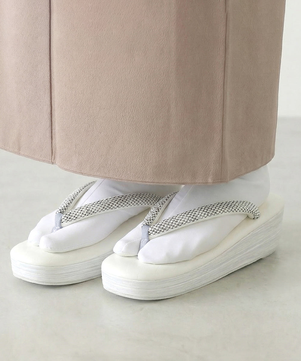 草履｜IWASA×カレンブロッソ　キルト柄　博多織鼻緒