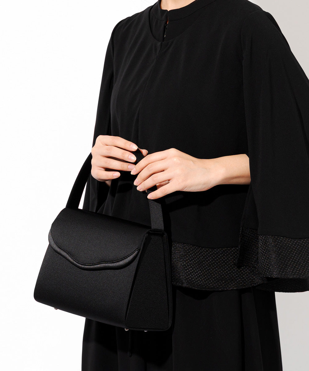 スカラサテン切替フォーマルバッグ3点セット