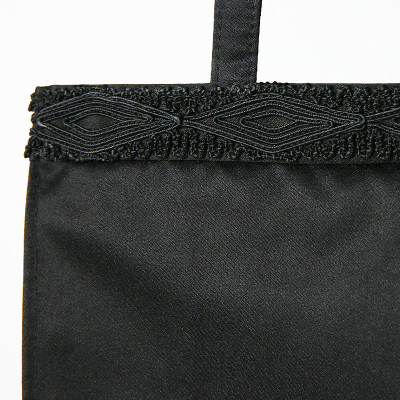 cord embroidery handbag