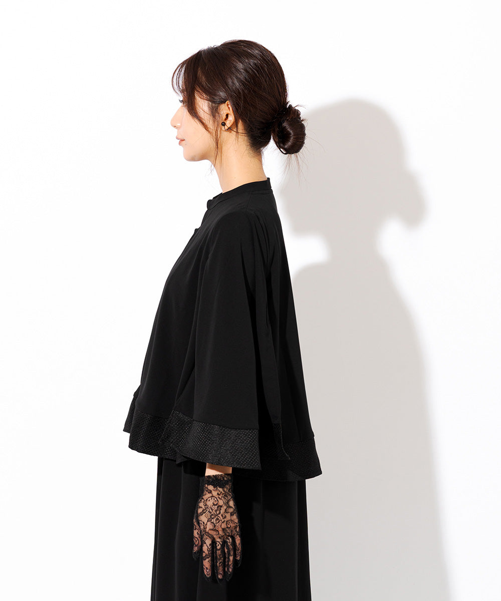 米沢織切替フォーマルケープ