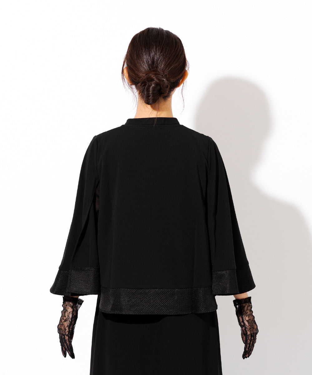 米沢織切替フォーマルケープ